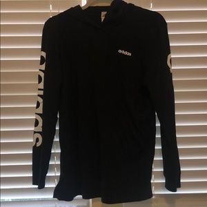 Black and white adidas long sleeve